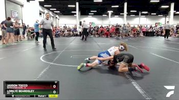 76 lbs Round 7 (8 Team) - Jaxson Tocco, Revolution Elite vs Lorilye Beardsley, HFL
