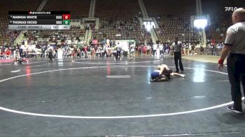 7A 132 lbs Cons. Round 2 - Thomas Hicks, Baker HS vs Nashua White, Dothan HS