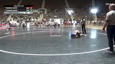 7A 132 lbs Cons. Round 2 - Thomas Hicks, Baker HS vs Nashua White, Dothan HS