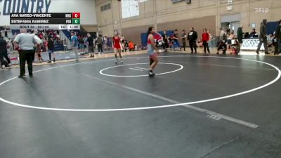 90-100 lbs Round 1 - Estefania Ramirez, Portland vs Ava Mateo-Vincente, McDaniel High School