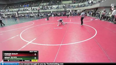 95 lbs Champ. Round 1 - Parker Bailey, Wisconsin vs Benny Block, Victory School Of Wrestling