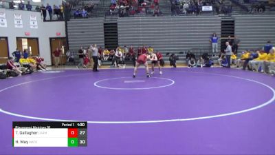 152 lbs Placement Matches (8 Team) - Trevor Gallagher, Carmel vs Hunter May, Evansville Mater Dei