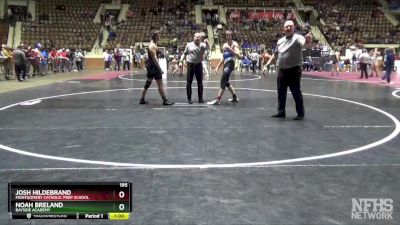 195 lbs Cons. Round 2 - Josh Hildebrand, Montgomery Catholic Prep School vs Noah Breland, Bayside Academy