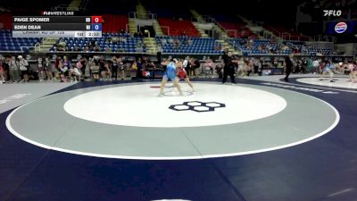 145 lbs Champ. Rd Of 128 - Paige Spomer, ND vs Eden Dean, MI