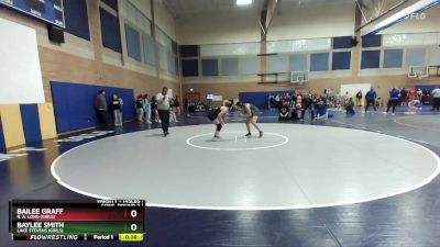 145lbs Cons. Round 2 - Bailee Graff, R. A. Long (Girls) vs Baylee Smith, Lake Stevens (Girls)