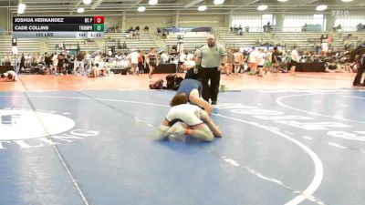 120 lbs Rr Rnd 3 - Joshua Hernandez, BC Predators - HSB vs Cade Collins, Triumph Blue - HSB