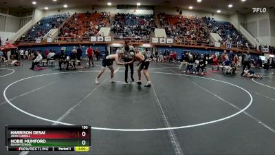 150 lbs Cons. Round 2 - Harrison Desai, John Carroll vs Hobie Mumford, Gilman School