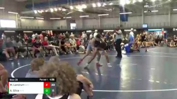 138 lbs Semis & 3rd Wb (16 Team) - Austin Silva, Team Infrerno vs Max Landrum, TN Misfits