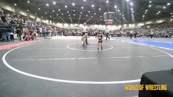 40 lbs Quarterfinal - Meztli Zuniga, Team Aggression vs James Withem, Siskiyou Wrestling Club