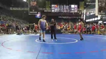 220 lbs Consi Of 8 #2 - Nolan Frank, California vs Austin Johnson, Pennsylvania