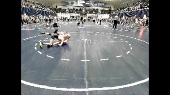90 lbs Champ. Round 2 - Chase Wright, Centurion Wrestling Club vs Kaiden Pomraning, Mayfield May Academy