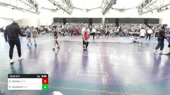 85-I lbs Consi Of 4 - Seamus Hanley, RedNose Wrestling School vs Dominick Lombardi, Este Built