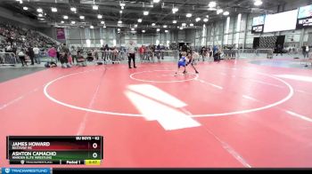 62 lbs Quarterfinal - James Howard, Buzzsaw WC vs Ashton Camacho, Warden Elite Wrestling