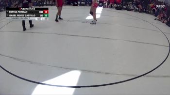 148 lbs Champ. Round 1 - Sophia Forman, MWC Wrestling Academy vs Isabel Reyes Castillo, Lincoln High Girls