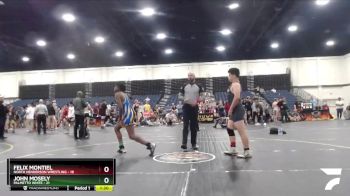 187 lbs Finals (8 Team) - John Mosely, Palmetto White vs Felix Montiel, North Henderson Wrestling