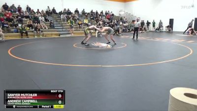 156-157 lbs Round 2 - Andrew Campbell, Cedar Rapids Kennedy vs Sawyer Mutchler, Burlington Notre Dame