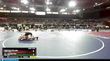 220 lbs Cons. Semi - Matyus McLain, Priest River vs Eli Anderton, Highland