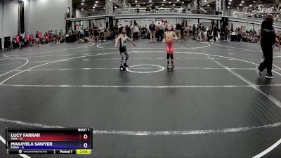 50 lbs Finals (2 Team) - Lucy Farrar, MWA vs Makayela Sawyer, POWA