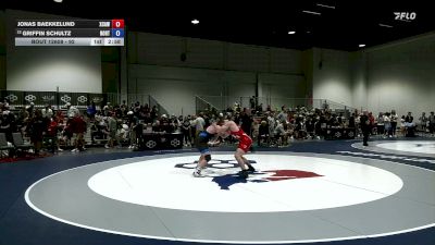 92 lbs Champ. Round 1 - Jonas Baekkelund, X-Calibur Athletics Wrestling Club vs Griffin Schultz, Norse RTC