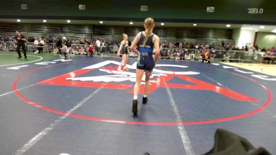 124 lbs Round Of 32 - Cael Vesper, NY vs Ava Strayer, IN