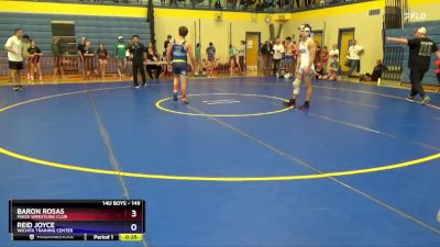 149 lbs Round 3 - Baron Rosas, Maize Wrestling Club vs Reid Joyce, Wichita Training Center