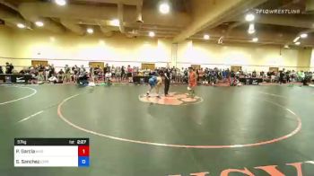 57 kg Round Of 64 - Paul Garcia, Wyoming Wrestling Reg Training Ctr vs Santino Sanchez, Esperanza High School Wrestling