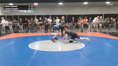 190 lbs Round Of 64 - Brody Wingate, IN vs Carter Vannest, CA