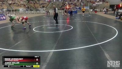 A 126 lbs Cons. Round 1 - Reese Levendusky, Montgomery Central vs Aaron Waller, East Hamilton