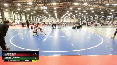 88 lbs Rd# 6- 9:00am Saturday Final Pool - Jax Hanson, East Coast Elite vs Edward George, Scorpions