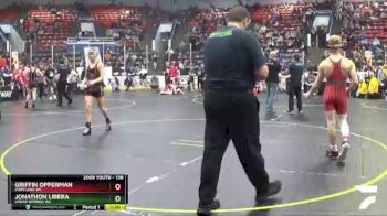 138 lbs Champ. Round 2 - Jonathon Libera, Cedar Springs WC vs Griffin Opperman, Portland WC