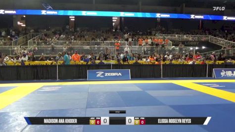 Elissa Roselyn Reyes vs Madison Ana Khoder 2025 Pan Kids Jiu-Jitsu IBJJF Championship