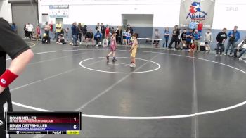 56 lbs Round 1 - Ronin Keller, Bethel Freestyle Wrestling Club vs Uriah Ostermiller, Pioneer Grappling Academy