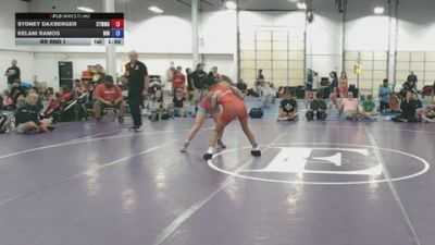 105 lbs Rr Rnd 1 - Sydney Daxberger, CTWHALE ORCA - GK12E vs Kelani Ramos, Maryland Mana - GK12E