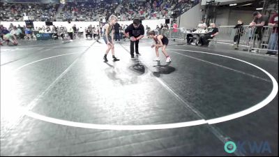 61 lbs Consi Of 16 #2 - Wesley Garza, Sperry Wrestling Club vs Michael Petro, Cowboy Wrestling Club