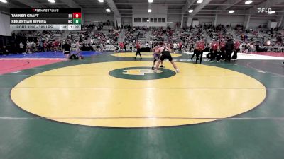 285 lbs Quarterfinal - Tanner Craft, MI vs Sebastian Rivera, NC