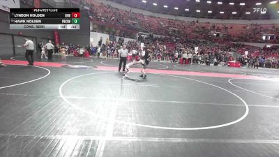 69 lbs Cons. Semi - Hawk Nolden, Pardeeville Boys Club Youth Wrestling vs Lyndon Holden, Badger Youth Wrestling