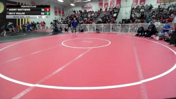 110 lbs Cons. Round 4 - Audry Matthews, Santa Rosa Academy vs Skyy Vollan, Hamilton