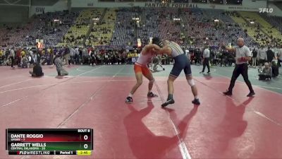 184 lbs Round 1 (16 Team) - Dante Roggio, UMary vs Garrett Wells, Central Oklahoma