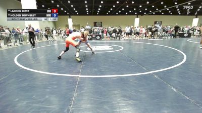 120 lbs Semis - Landon Dietz, Cowboy Wrestling Club vs Holden Townsley, Millard West
