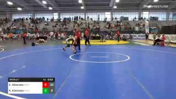 80 lbs Prelims - Emilio Albanese, MatHawks vs Kaden Kleinman, Ride Out Wrestling Club