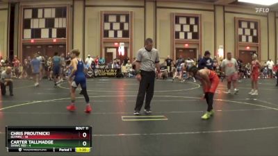 96 lbs Round 4 (6 Team) - Chris Proutnicki, Olympic vs Carter Tallmadge, SVRWC Red