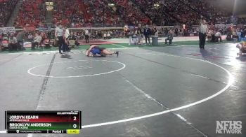 G 152 lbs Quarterfinal - Jordyn Kearn, American Falls vs Brooklyn Anderson, Coeur D Alene