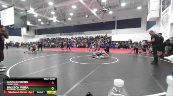 120 lbs Champ. Round 2 - Broxton Vieira, Reverence Grappling vs Jadon Moreno, Church Boyz