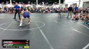 140 lbs Round 6 (8 Team) - John Chirico, Terps Xpress vs Jacob Perry, NC National Team