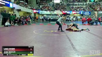 AA - 152 lbs 5th Place Match - Gabe Rosales, Billings West vs Lane Chivers, Flathead (Kalispell)