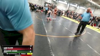 157 lbs Semifinal - Jake Glade, Mead vs Brennon Joiner, Legacy