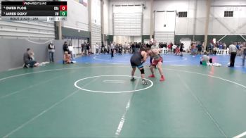 285 lbs Semifinal - Jared Doxy, SBL Warriors vs Owen Plog, Crawford