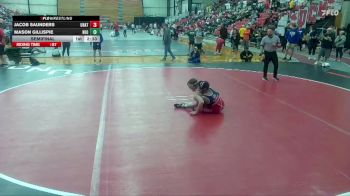 125 lbs Semifinal - Jacob Saunders, Unattached vs Mason Gillispie, NEO