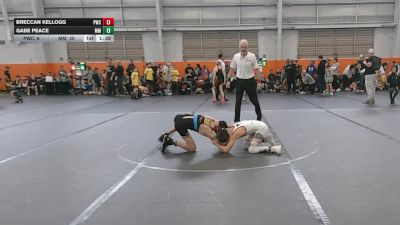 80 lbs Round 3 (6 Team) - Breccan Kellogg, Pursuit WC vs Gabe Peace, Meridian Maniacs