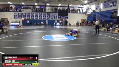 184 lbs Semifinal - Kam Royster, Loras vs Danny Cox, University Of Dubuque